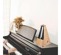 Generic Metronomo Meccanico a Torre per Chitarra, Pianoforte, Tamburo, Strumento per Musicisti Che Suonano con Precisione e Migliorano la Consapevolezza Musicale, Design Simile Al Legno, Adatto a