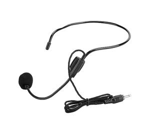 Generic Microfono Auricolare, Microfono con Sede per Sede da 3,5 Mm a Vite Cabinata Cablata Testa per Amplificatore Vocale, Insegnanti, Altoparlanti, Allenatori