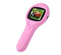 Generic Microscopio Digitale a Fuoco Fisso Lente Macro Portatile Spazio di Archiviazione Integrato Sorgente Luminosa a 6 LED con Esportazione Dati USB - Osservazione di Gioielli Tessili - ABS/2,9 X