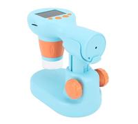 Generic Microscopio per Bambini con Schermo di Protezione per gli Occhi a 8 LED Portatile 100X-800X per Esplorazione All'aperto e Osservazione di Insetti