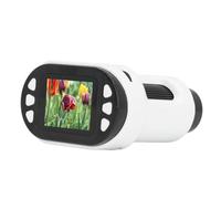 Generic Microscopio Portatile 1000X con Treppiede e Schermo a Colori Perfetto per Progetti Ed Esperimenti Scientifici per Bambini (WHITE)