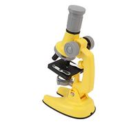 Generic Microscopio Premium per Bambini con Doppia Sorgente Luminosa e 3 Ingrandimenti per gli Appassionati di Scienza - Divertente Giocattolo Sperimentale (YELLOW)