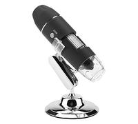 Generic Microscopio USB Portatile 1600X con Messa a Fuoco Regolabile, Luce LED, Piattaforma di Supporto, Ideale per la Valutazione di Gioielli, Controllo qualità