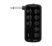 Generic Mini Amplificatore per Cuffie Professionale Ricaricabile Tramite USB per Chitarra Elettrica con 3 Effetti Integrati per La Registrazione in Home Studi