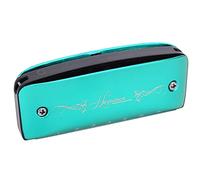 Generic Mini Armonica, Armonica 3 X 1 X 0.7in per l'esibizione all'aperto per Regali per Amanti della Musica per Principiante (GREEN)