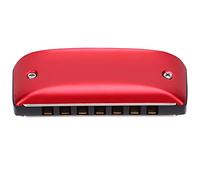 Generic Mini Armonica, Armonica 3 X 1 X 0.7in per l'esibizione all'aperto per Regali per Amanti della Musica per Principiante (rosso)