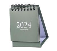 Generic Mini Calendario, Base Spessa, Design Elegante, 360 Pagine Che Girano Agosto 2023 a Dicembre 2024, Agenda Giornaliera Scrivania, Struttura Durevole per la Pianificazione dell'ufficio