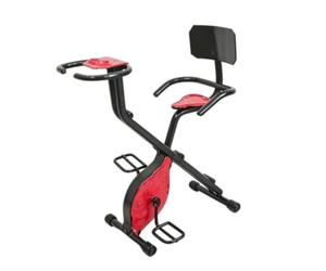 Generic Mini Cyclette Miniatura Bicicletta Stazionaria Pedaliera Dollhouse Ferro Dettagliata con Supporti di Stabilità Pedali Realistici E Manubri Curvi