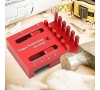 Generic Mini Gaps per la Lavorazione del Legno Misurazione della profondità Ad Alta Precisione Righello a Dente di per Appassionati di Falegnameria Ingegneri Architetti Lega di Alluminio Rossa