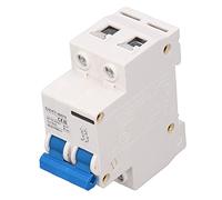 Generic Mini Interruttore Automatico CC Fotovoltaico 2P con Contatto Forte per Protezione da Cortocircuito Nelle Locomotive Elettriche DC12-240V ABS (40A)