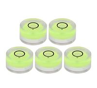 Generic Mini Livella a Bolla da 15 Mm di Diametro per Bilancia, Plastica ABS Compatta, Livella a Bolla da 5 Pezzi per Bilancia Elettronica