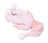 Generic Mini Maglione Rosa per Casa delle Bambole in Porcellana con Arti Mobili, Adatto per Costruire una Casa delle Bambole in Scala 1:12 e Adorabile Regalo per Bambini e Compleanni 2,8 Pollici