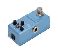 Generic Mini Pedale Fuzz, Effetto Overdrive Vintage per Chitarra e Basso | Stompbox compatto da 75x36x26mm, doppia voce dal Warm Boost al Grunge pesante, involucro in metallo spazzolato Roads Ready