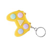 Generic Mini Portachiavi per Macchina da Gioco Dal Design Classico per un Facile Trasporto e Antistress per Bambini e Adulti, 6 X 4,7 X 1,5 Cm (YELLOW)