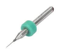 Generic Mini Punte da Trapano in Metallo Duro Ad Alta Durezza da 10 Pezzi Tecnologia di Rettifica Avanzata per la Lavorazione del Rame in Plastica CNC PCB (0.25MM)