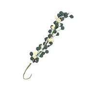 Generic Mini Scena del Giardino della Casa delle Bambole Rosa Viola Altalena Decorativa Bouquet Lungo per la Decorazione della Casa delle Bambole da Sogno Materiale del Filo di Resina 1/12 delle