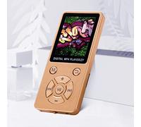 Generic Mini Schermo LCD Lettore Multimediale MP4 Ultra Sottile con FM E Book per gli Amanti della Musica Schermo HD da 1,8 Pollici Bianco/Oro Blu (Come mostrato #91)