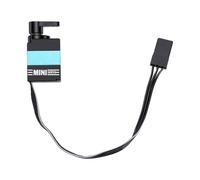 Generic Mini Servo di Ricambio Ad Alta Torsione per Cingolato Axial SCX30 1/30 RC con Ingranaggi in Metallo Resistenti per un Migliore Controllo dello Sterzo (BLACK)