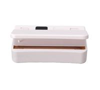 Generic Mini Sigillatrice per Sacchetti Regolabile Macchina Sigillatrice da Cucina Portatile a 5 Marce per la Conservazione degli Alimenti 1 unità (WHITE)