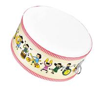 Generic Mini Strumento a Percussione Portatile a Tamburo Giocattolo per Bambini in Legno per Bambini, Canta, Balla e Gioca, Design Lucido con Cinturino