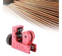 Generic Mini Tagliatubi Regolabile per il Taglio Preciso di Tubi in PVC Alluminio Rame da 3~22 Mm, Compatto e Resistente