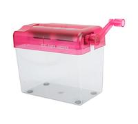 Generic Mini Trituratore Manuale Design Compatto e Silenzioso per Uso Scolastico in Ufficio Realizzato in Materiale ABS 20,5 X 9,8 X 14 Cm