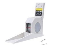 Generic Misuratore di Altezza, Strumento di Misurazione, Metro a Nastro per Bambini, Strumento di Misurazione in Acciaio, Facile Da Installare per Famiglie E, Bianco