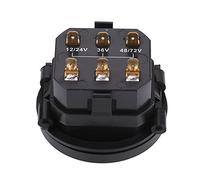 Generic Misuratore di Batteria con Display a LED e Contaore per Carrello da 12V/24V/36V/48V/72V Indicatore del Livello di Affidabile