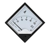 Generic Misuratore di Corrente con Puntatore, Amperometro Analogico da Pannello 6L2 100A/5A per Uso Industriale, Misurazione di Circuiti, Monitoraggio delle Tendenze in Miniere, Metallurgia,