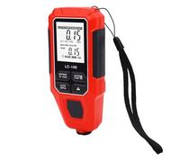 Generic Misuratore di Spessore del Rivestimento Gamma 0-2000μm Misuratore di Spessore della Vernice per le Industrie di Lavorazione dei Metalli (rosso)