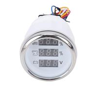 Generic Misuratore di Tensione Digitale del Livello delle Acque Reflue da 52 Mm 3 in 1 - Monitoraggio Marino Ad Alta Precisione per e Imbarcazioni per Auto per gli Appassionati di Automobili