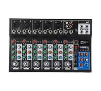 Generic Mixer Audio Interfaccia USB Professionale a Bassissimo Rumore a 7 per Streaming Live in Casa e Performance Sul Palco