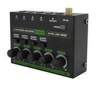 Generic Mixer, Mixer Compatto a 4 e Chiaro con Luce RGB per lo Stadio (Spina europea)
