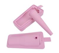 Generic Modellatura del Produttore di Cubette di Ghiaccio Sicuro e Robusto per Bevande Fredde, Design del Vetro Non Ribaltabile a Prova di Perdite (PINK)