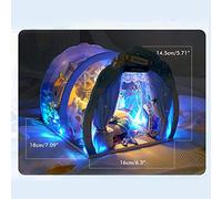 Generic Modello 3D Mobili in Miniatura Fai-da-te Kit per Camera Sull'oceano Casa delle Bambole Leggera Esercizio di abilità Pratica per la Casa dei Fondali Marini degli Adulti