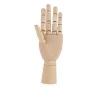 Generic Modello Articolato a Mano in Legno per Artisti Manichino Snodato Flessibile per Disegnare, Scolpire e Decorare lo Studio Strumento di Riferimento in Legno Duro (Di 3)