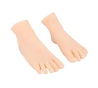 Generic Modello del Piede in Silicone, 1 Coppia di Piedi in Silicone Realistici per Praticare il Disegno