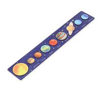 Generic Modello del Solare Puzzle Educativo in Legno per Bambini Che Imparano le Scienze a Casa Dimensioni della Scuola Ca.40x7 Cm (Sole Giallo)