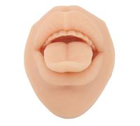 Generic Modello di Bocca della Lingua in Morbido Silicone per Pratica Realistica del Piercing Alla Lingua, Modello di Simulazione Riutilizzabile per Principianti, Display Medico 3,03 X 2,48 Pollici