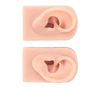 Generic Modello di Orecchio per Pratica di Piercing Flessibile in Silicone per Istituti di Formazione di Bellezza, Modello di Orecchio in Silicone Riutilizzabile per Pelle Umana per Piercing (Pelle