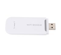 Generic Modem Router WiFi 4G LTE USB, Rete Veloce e Stabile, 8 Dispositivi Connessi, Plug and Play, Adatto per (WHITE)