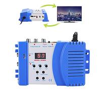 Generic Modulatore Digitale HDM69 Convertitore AV-RF Regolabile Modulatore Portatile per Bande di Frequenza UHF VHF Standard PAL Materiale ABS