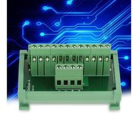 Generic Modulo di Distribuzione Dell'alimentazione a 12 Posizioni Scheda di Interfaccia per Montaggio su Guida DIN di Alta qualità per Guide di Larghezza 35 Mm Passo Terminale di 2,54 Mm per gli