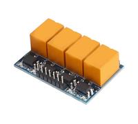 Generic Modulo Micro relè Modulo relè Piccolo DC3.3-5V HK Facile Usare Trasmissione Stabile del Segnale Dotato di Fotoaccoppiatore per Elettrodomestici (4 vie)