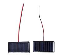 Generic Modulo Pannello Solare Micro Mini Celle Solari Ad Alto Tasso di Conversione per Fai da Te 0,3 W 5 V per Illuminazione Domestica Materiale: Polisilicio 68x36 Mm Modulo Pannello Solare 2 Pezzi