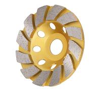 Generic Mola da 4 Pollici, Coppa a 12 Segmenti, per Calcestruzzo, Marmo, Muratura, Cemento, Disco per Lucidatura a Umido/a Secco