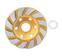 Generic Mola Diamantata Disco Durevole Ad Alta Durezza da 100 Mm per la Macinazione di Calcestruzzo, Pietra di Granito e Piastrelle di Ceramica (grosso grumo)