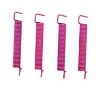 Generic Molle Tremolo per Ponte Chitarra, Rivestimento Polimerico Antirumore per Toni più Puliti, Adatto per Chitarra Elettrica e Basso, 4 unità (PINK)