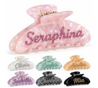 Generic Mollette Per Capelli Personalizzate Con Nome - Mollette In Personalizzate, Regalo per la Proposta di Damigella, Regalo di Compleanno per BFF e Fidanzata, Stile 1