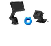 Generic Monitor da 4,3" con Telecamera per Auto per Bambini Rivolta All'indietro con Rotazione di 360° per la tranquillità dei Genitori (Fotocamera con 8 luci)